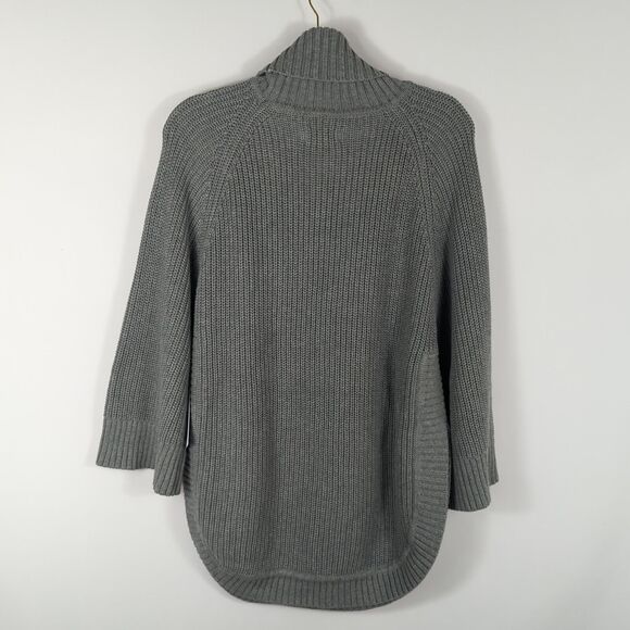 UGG Raelynn 3/4-Sleeve Knit Poncho Sweater Grey Size Small New NWT Pullover - Picture 6 of 6